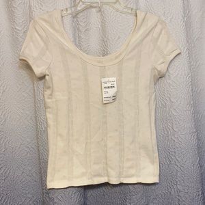 NWT Madewell xxs scoop neck tee